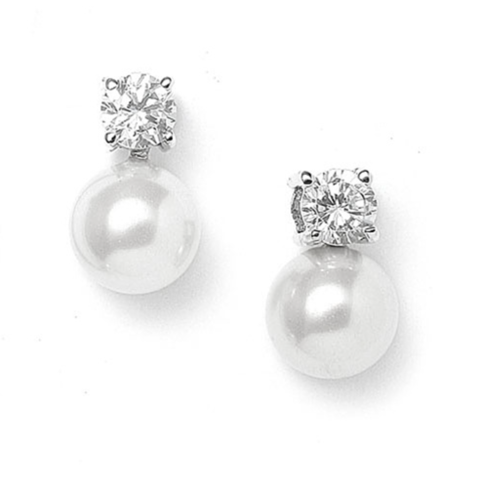 Pendientes - Studs: Pendientes clásicos de perlas