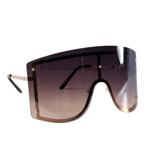 Sunglasses: Trixie - Influencer Shields - Dark Brown