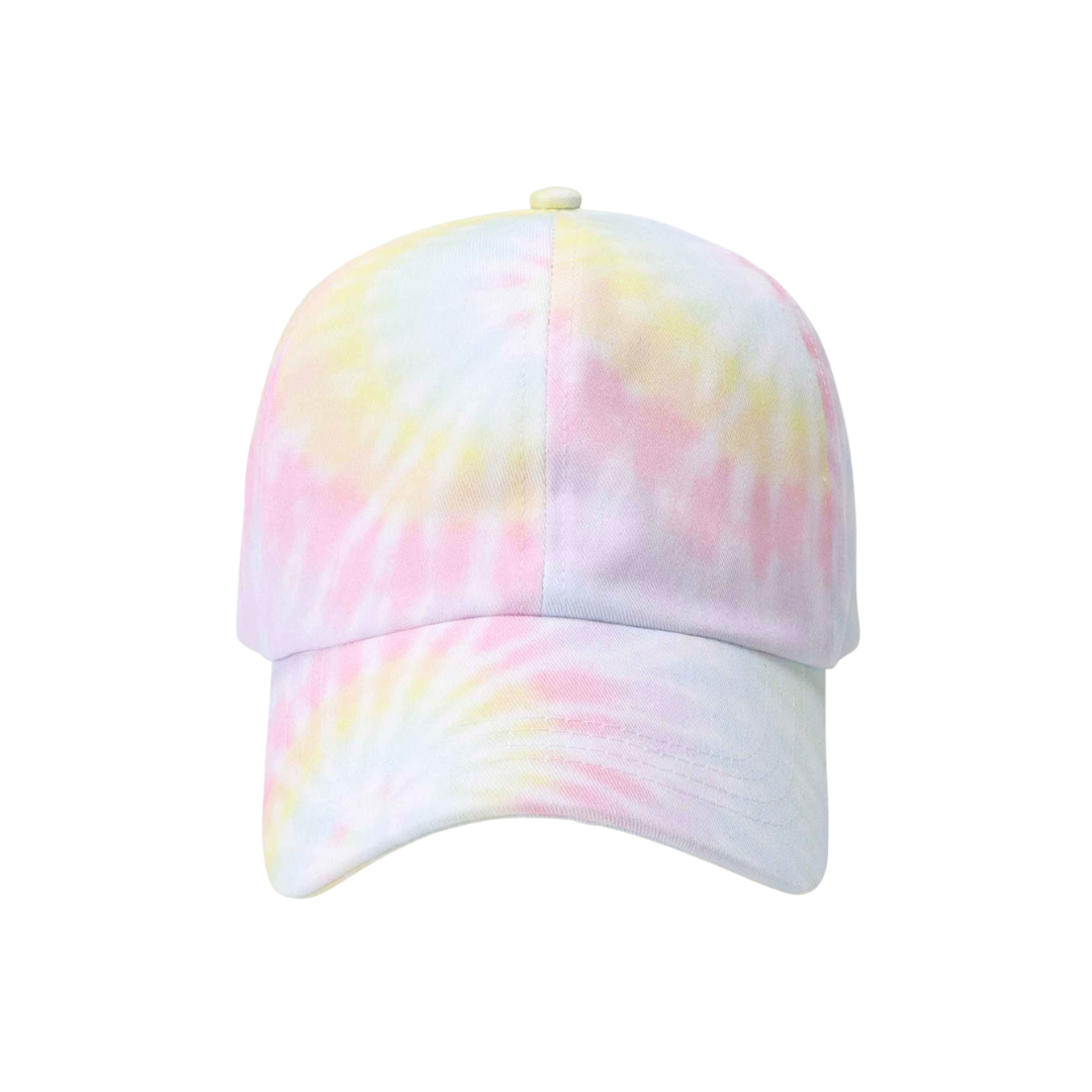 Hats: Tie Dye Hat - Pink Pastel