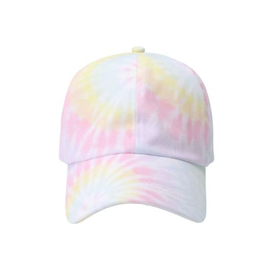 Hats: Tie Dye Hat - Pink Pastel